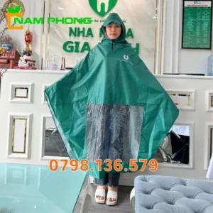 Áo Mưa In Logo Kiểu Dáng Chữ A AMCA02