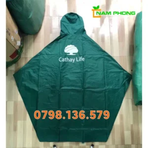 Áo Mưa In Logo Kiểu Dáng Chữ A AMCA03