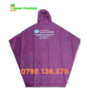 Áo Mưa In Logo Kiểu Dáng Chữ A AMCA08